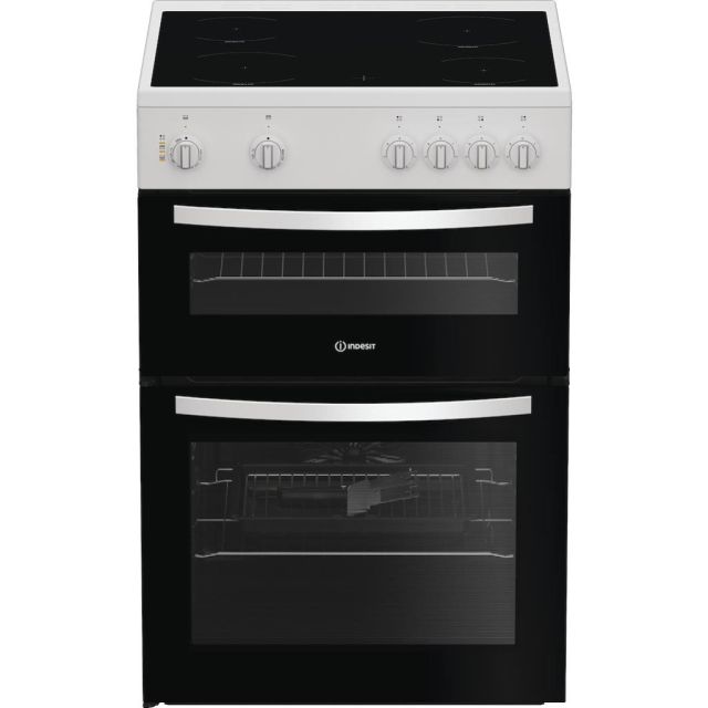 Indesit IDE6VMW Freestanding 60cm Electric Cooker - White