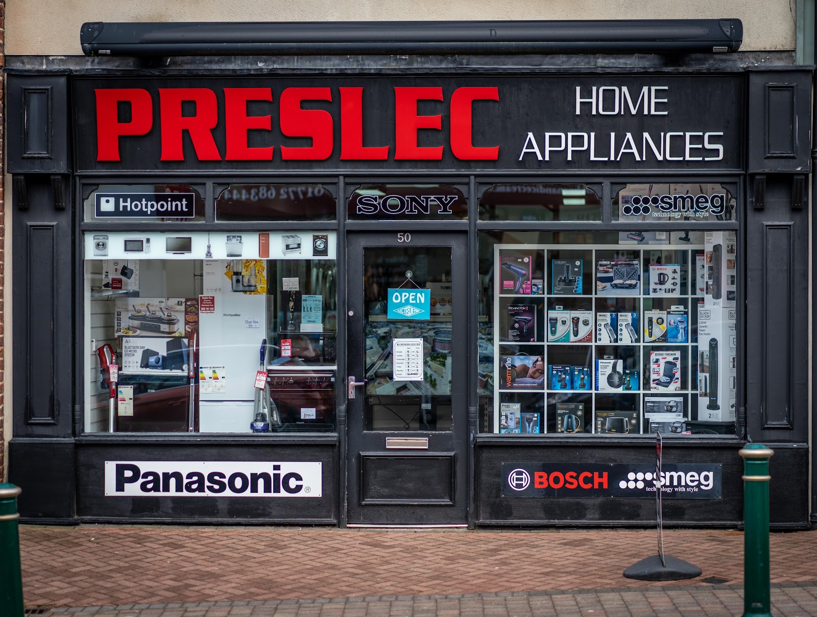 Preslec Shop Front based at Kirkham.